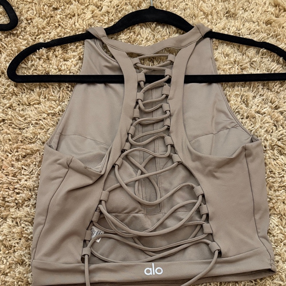 Stylish White and Tan Women's Tops alo bundle - Picture 2 of 3